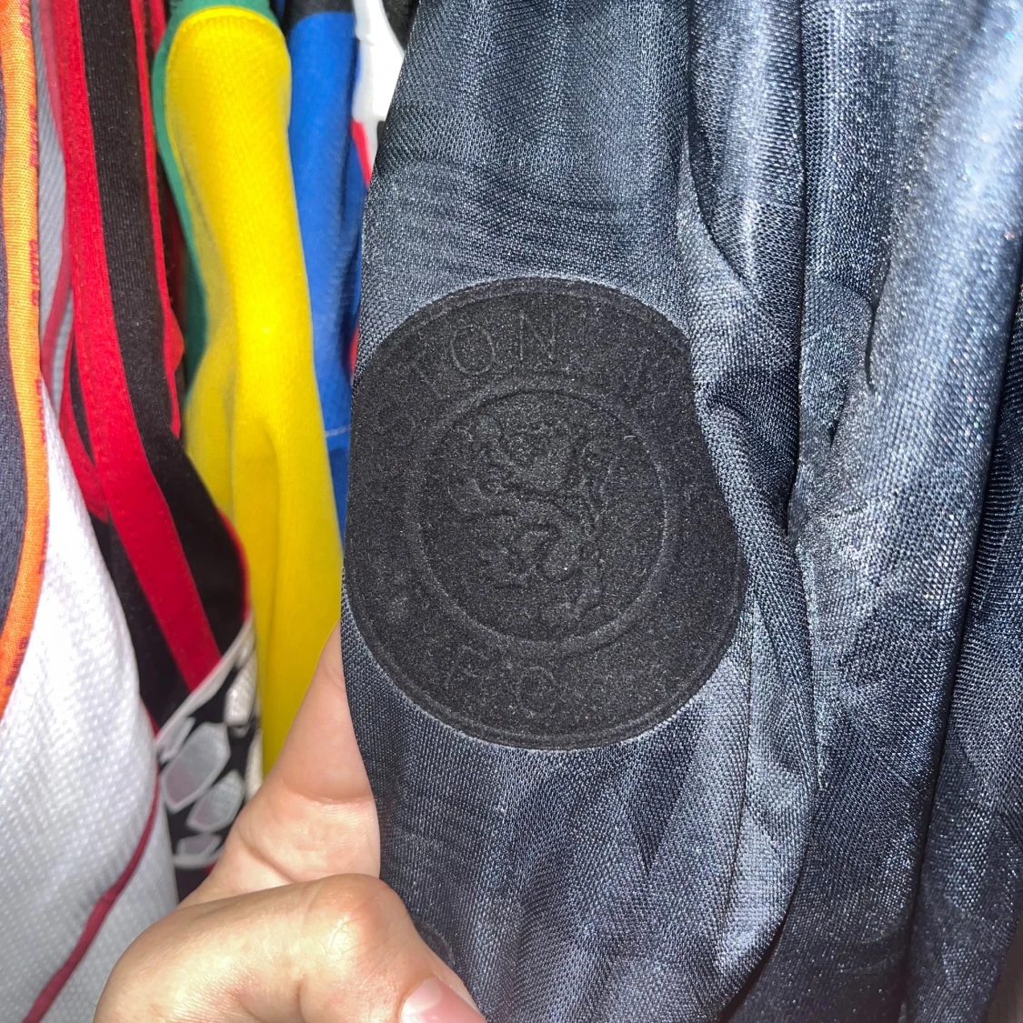 Aston Villa svart retro fotbollströja - 3