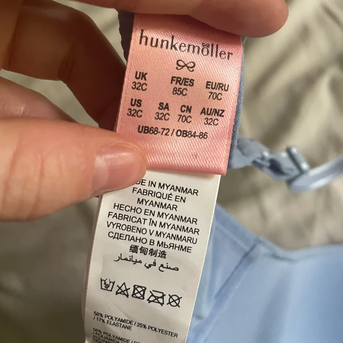 Oanvänd bh från Hunkemöller  - 2