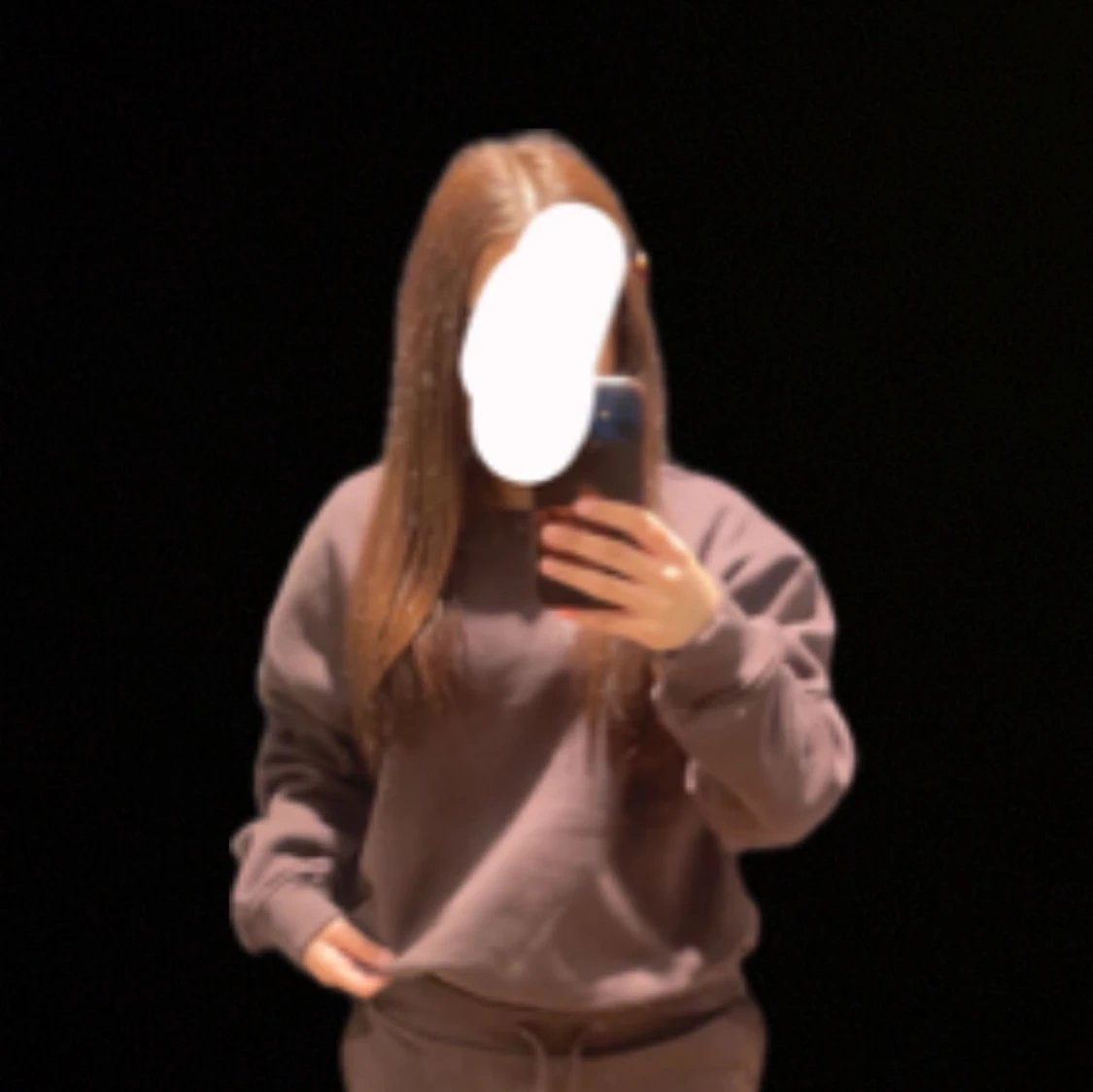 Bruna mjukisbyxor och brun mjukis tröja