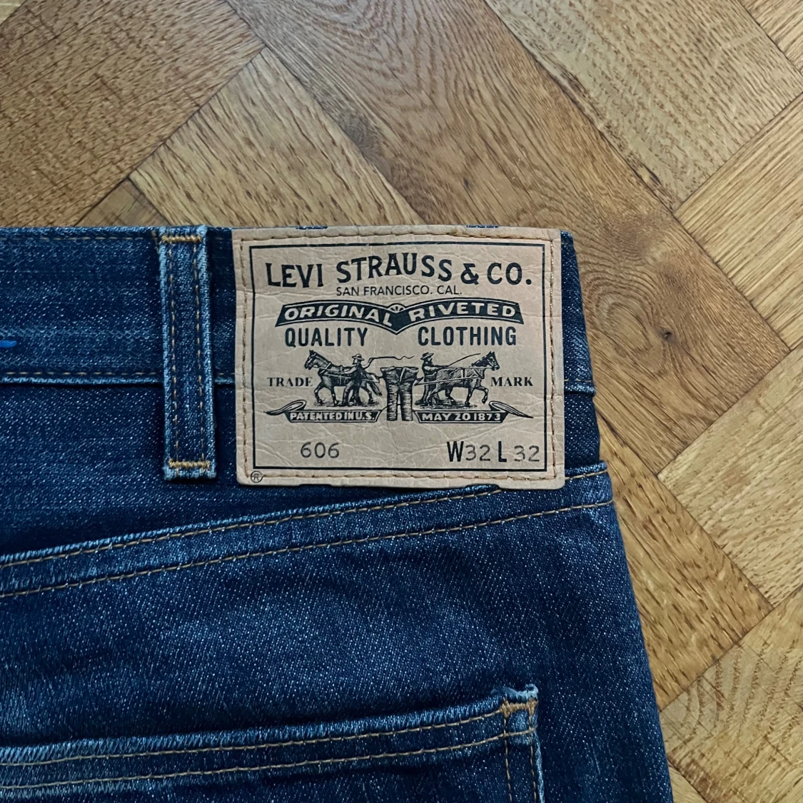 Levis 606 Big E Orange Tab - Made in USA - 4