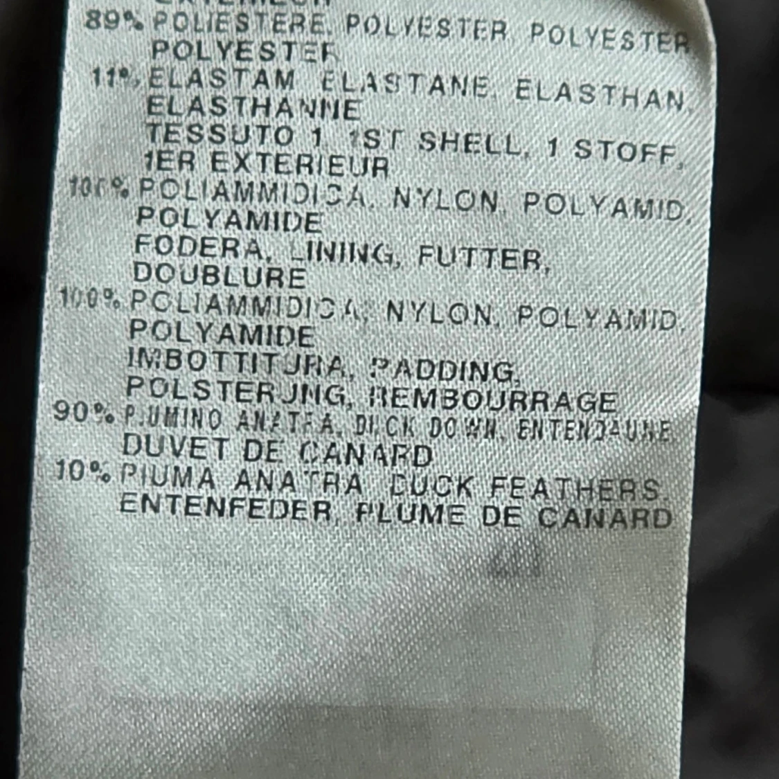 Mörkgrå dunjacka från Colmar Storlek 52 Ny oanvänd  - 2