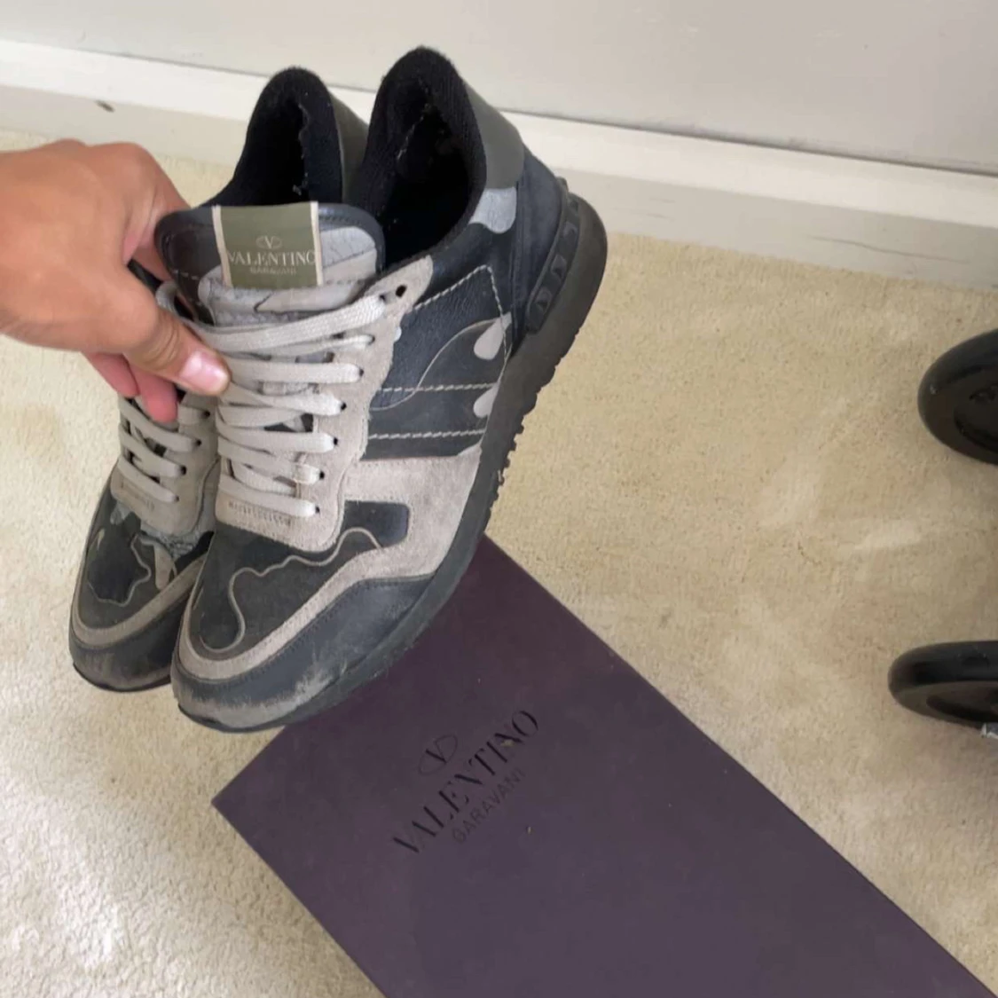 Valentino Rockrunner sneakers grå/svart