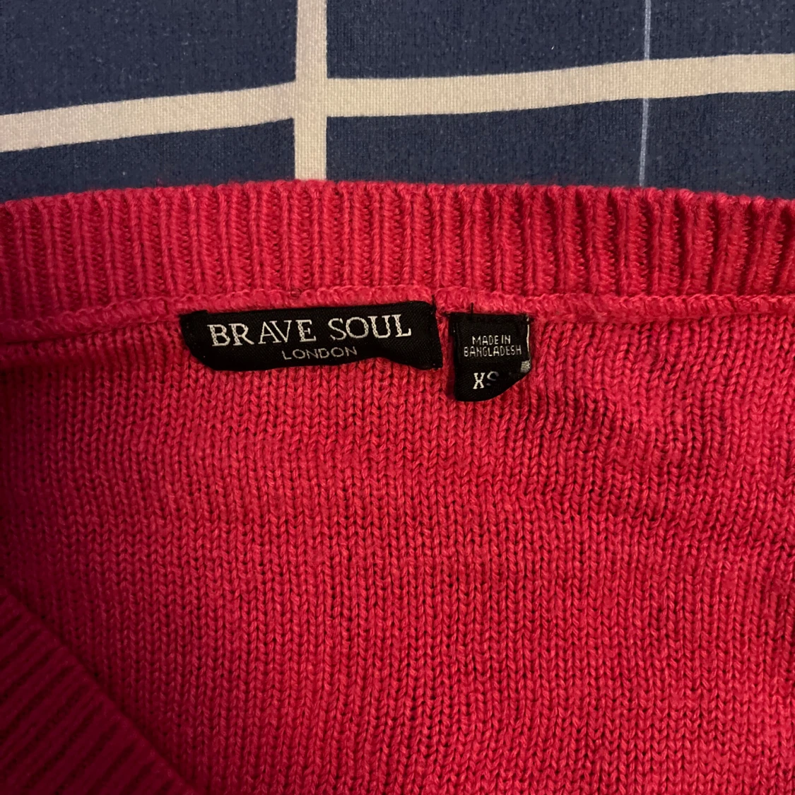 Rosa  stickade tröja Brave Soul XS - 2