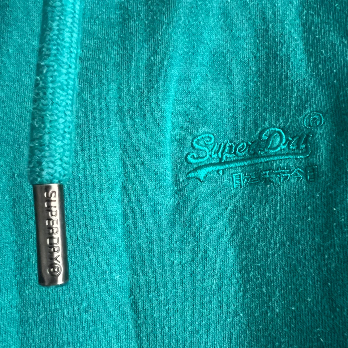 Turkos hoodie från Superdry - 4