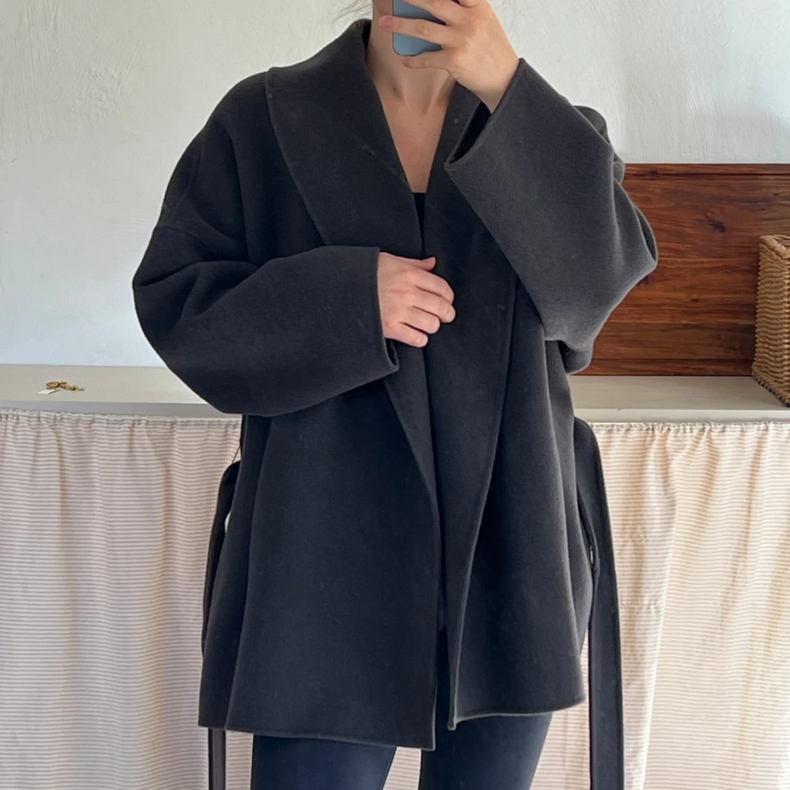 Massimo dutti shorts wool coat - 2