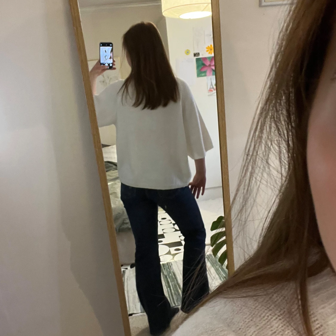 Vit stickad tröja från Lager 157 - 1