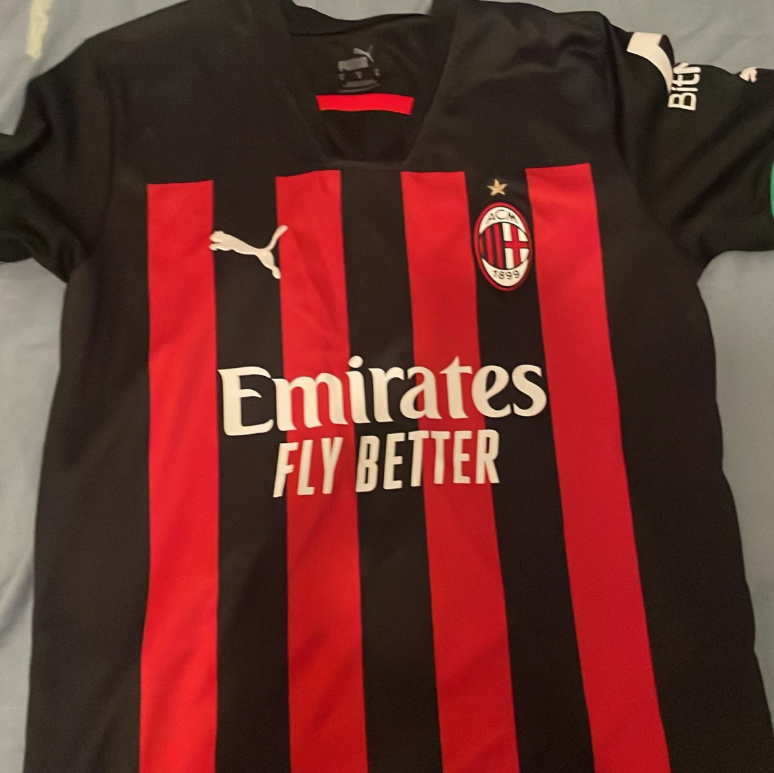 AC Milan matchtröja Puma svart/röd