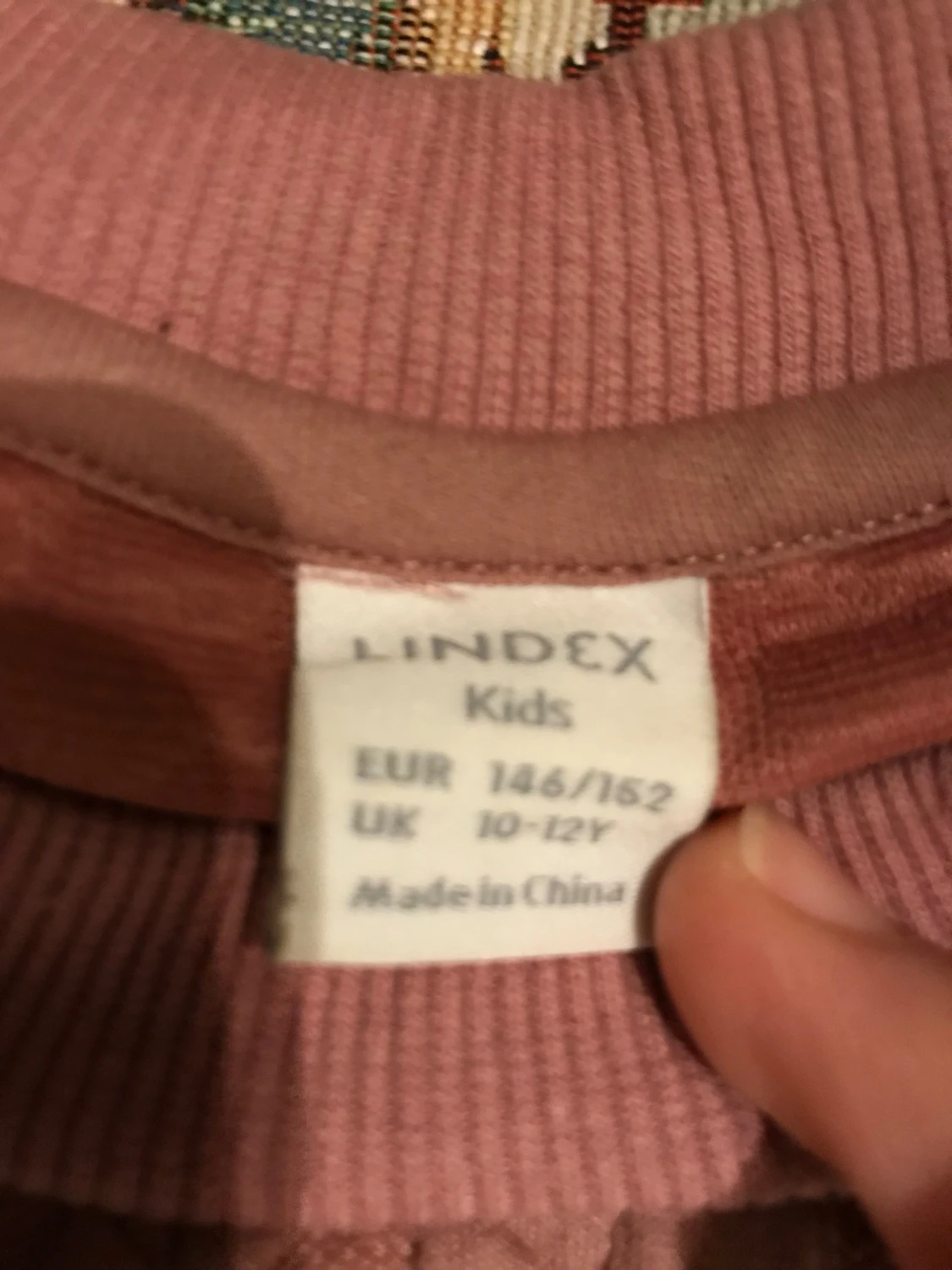 Rosa långärmad tröja från Lindex - 1