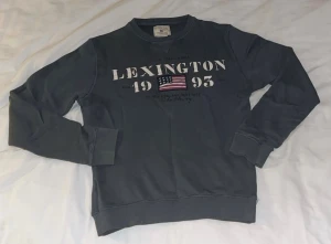 Grågrön Lexington tröja Small - Snygg grågrön tröja från Lexington i storlek S. Rund hals och långa ärmar med ribbade muddar. Använd men i bra skick.