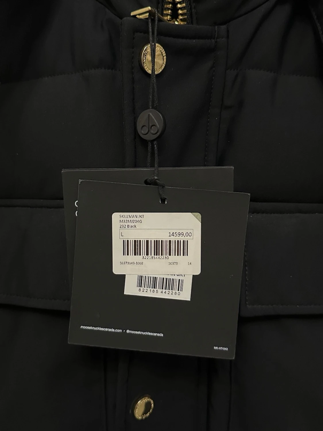 Svart dunjacka Moose Knuckles L - 2