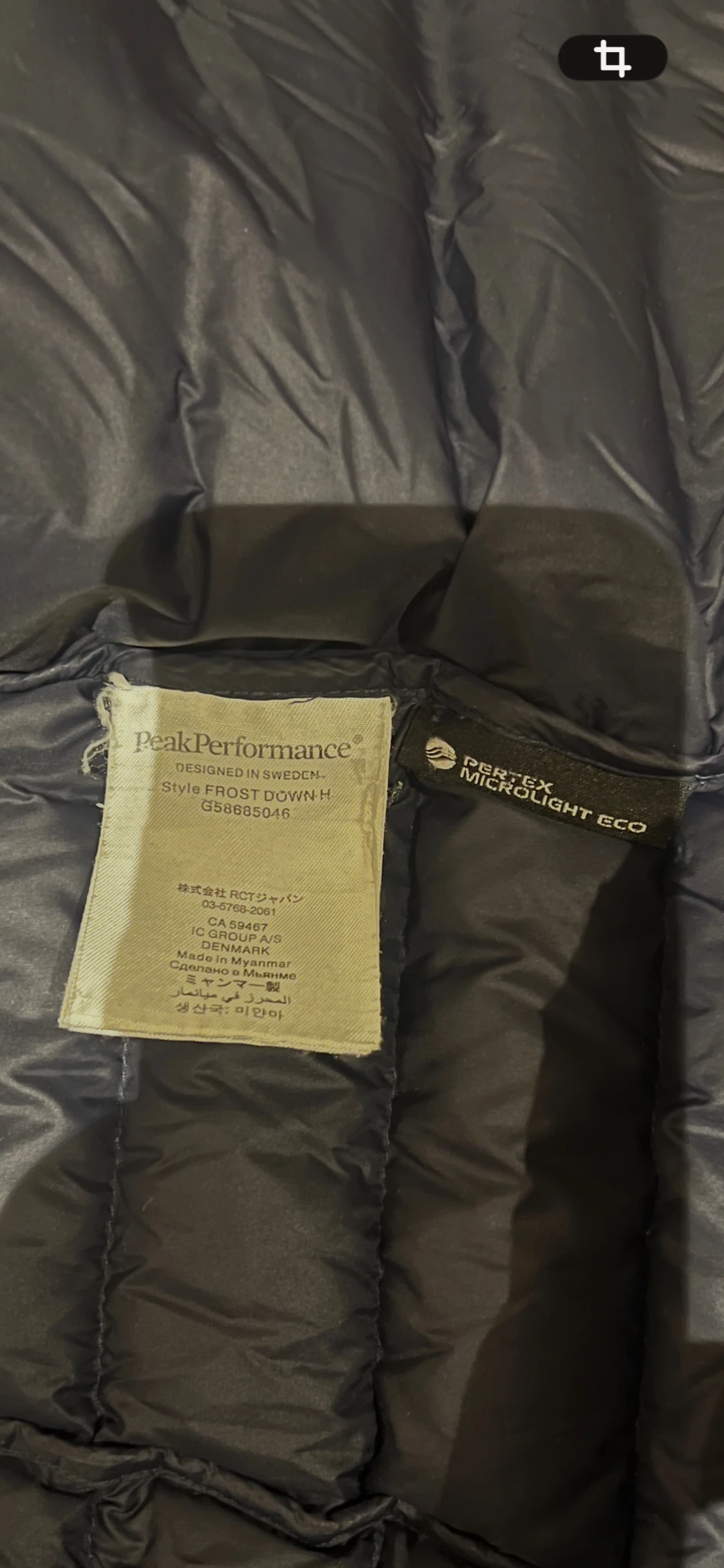 Mörkblå  Peak Performance Frost Down H – CNN lätt & varm dunjacka 🔥 - 4