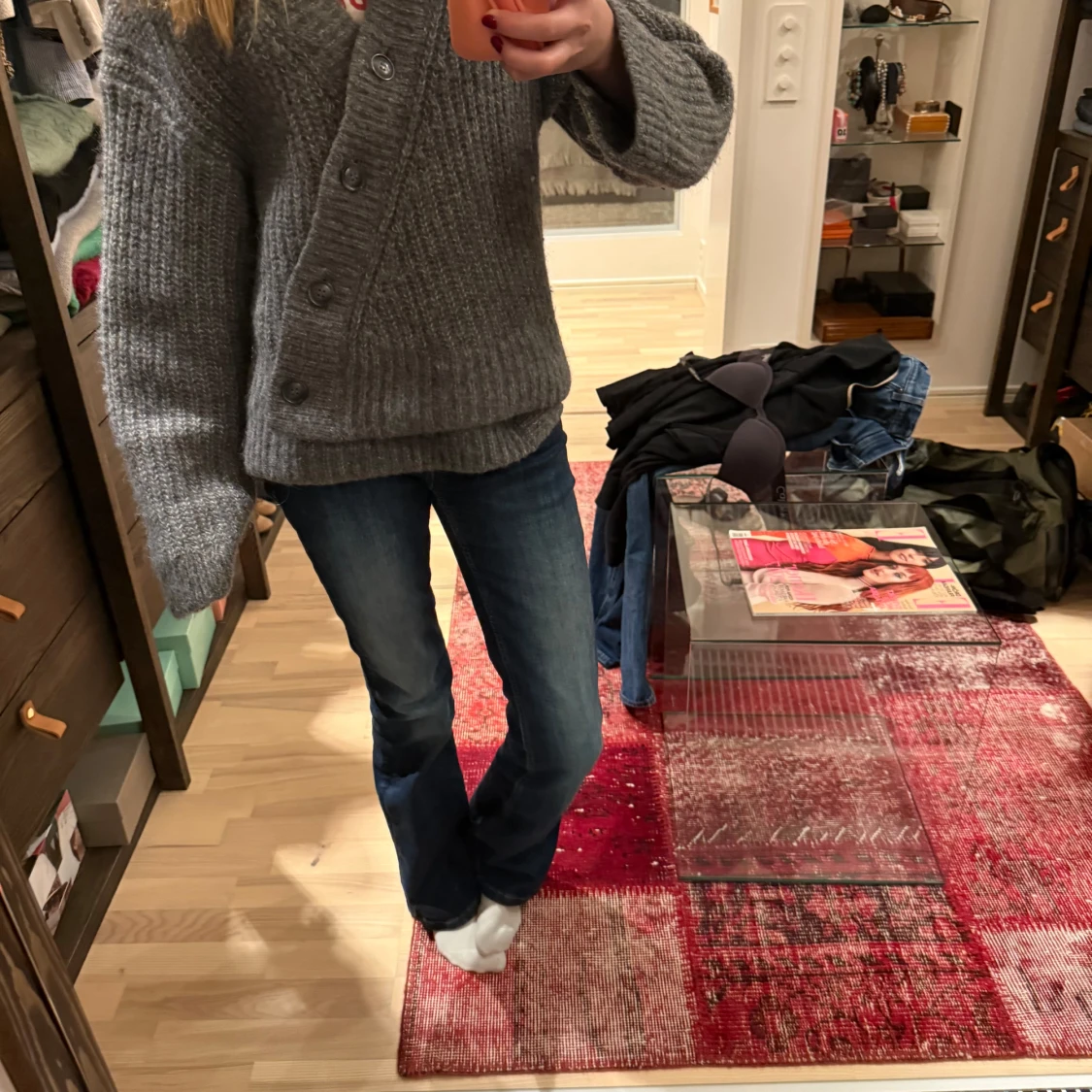 Lågmidjade jeans  - 1