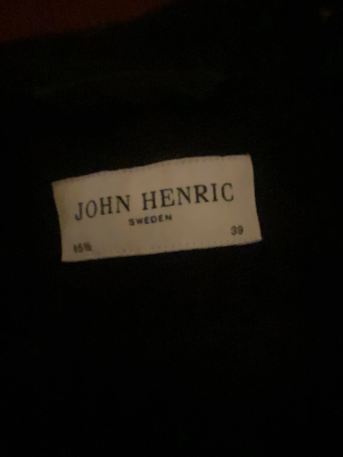 Mörkblå overshirt från John Henric passar storlek s - 2