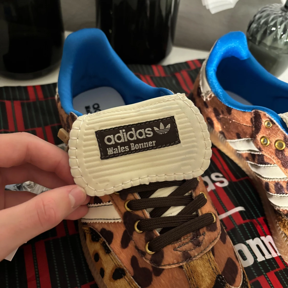 Adidas Wales Bonner leopard sneakers
