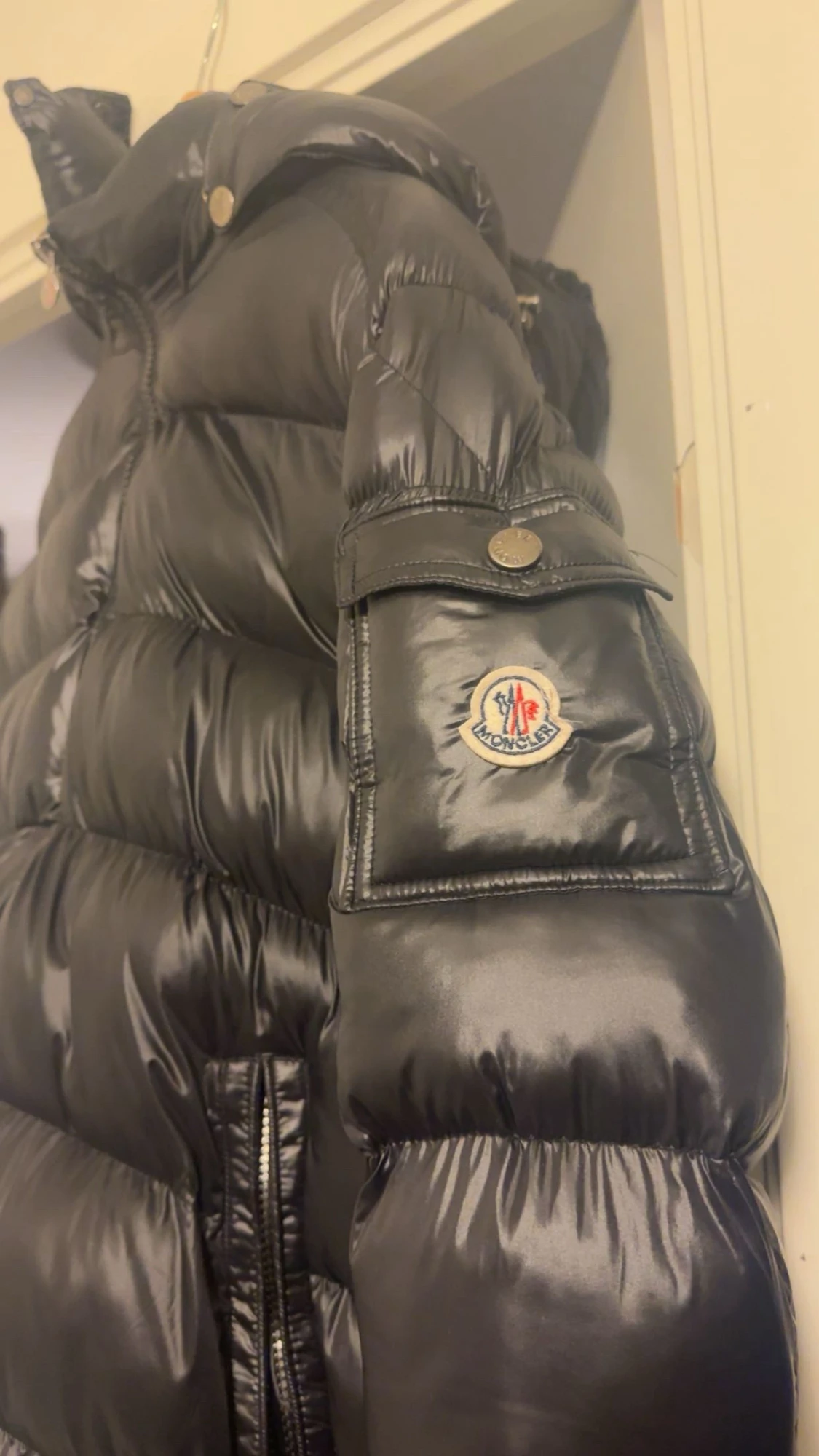 Svart Moncler Maya Jacka - 2