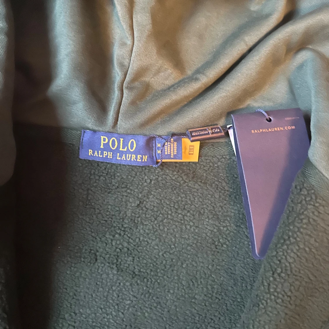 Mörkgrön hoodie från Polo Ralph Lauren - 1