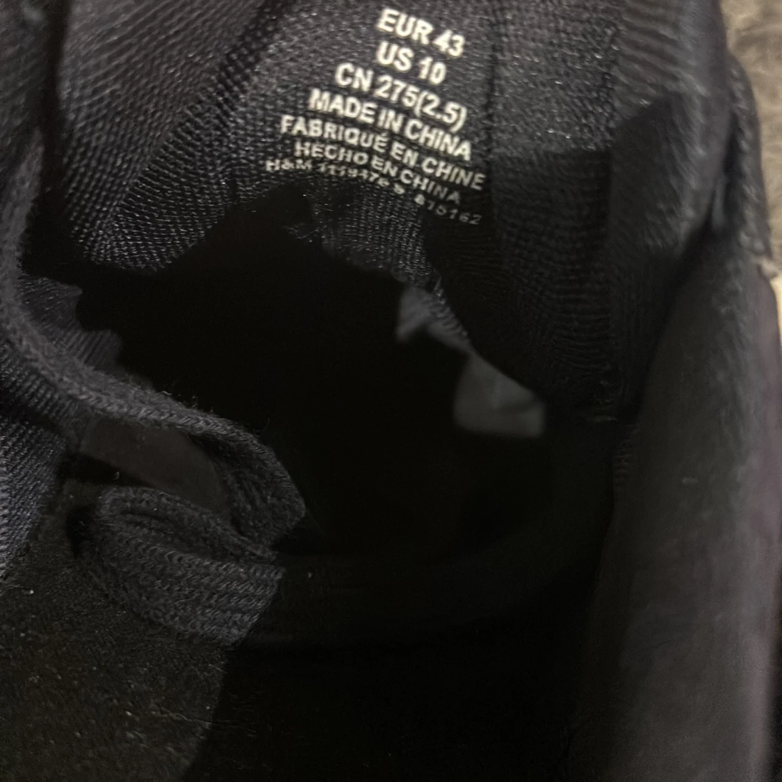 Mörkblå sneakers från H&M - 4