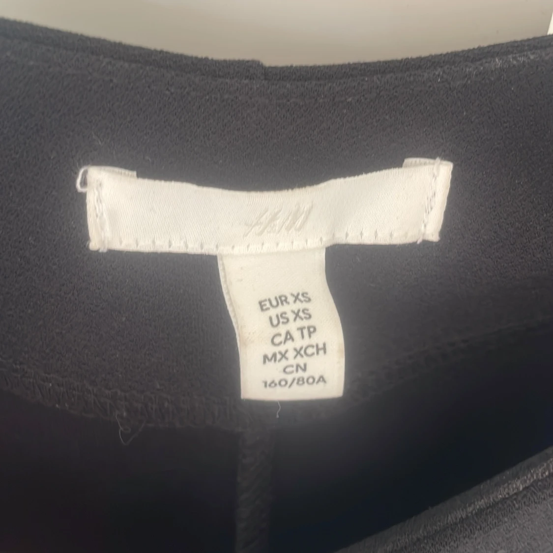 Svart peplum topp från H&M XS - 1