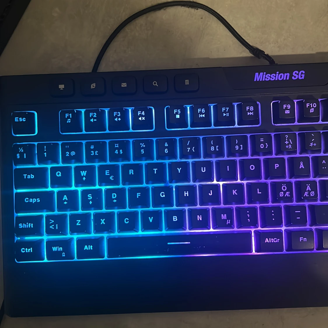 Mission SG RGB Gaming Keyboard - 3