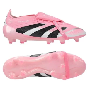 fotbollsskor - ADIDAS PREDATOR ELITE FOLD-OVER TONGUE FG DAVID BECKHAM - BEAM PINK/SVART/VIT LIMITED EDITION- helt nya aldrig använda! nypris 3399:-🙏🏼 skriv för fler bilder/diskutera pris! 