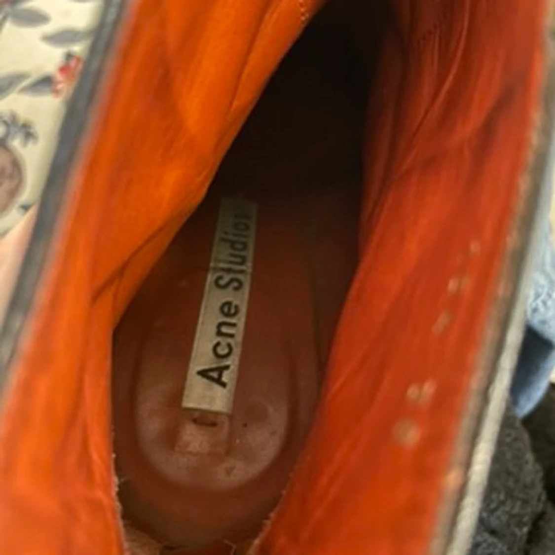 Acne Studios boots med silvrig klack - 2