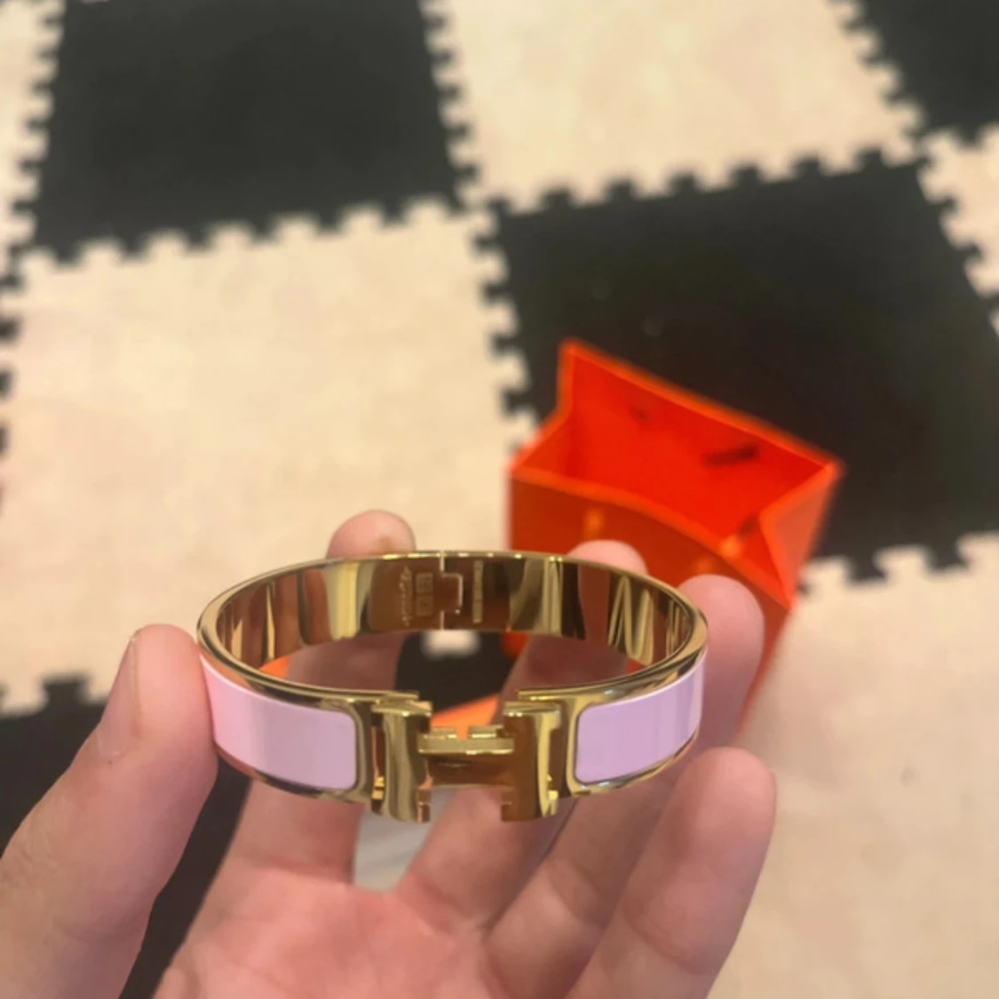  rosa och guld armband - 1