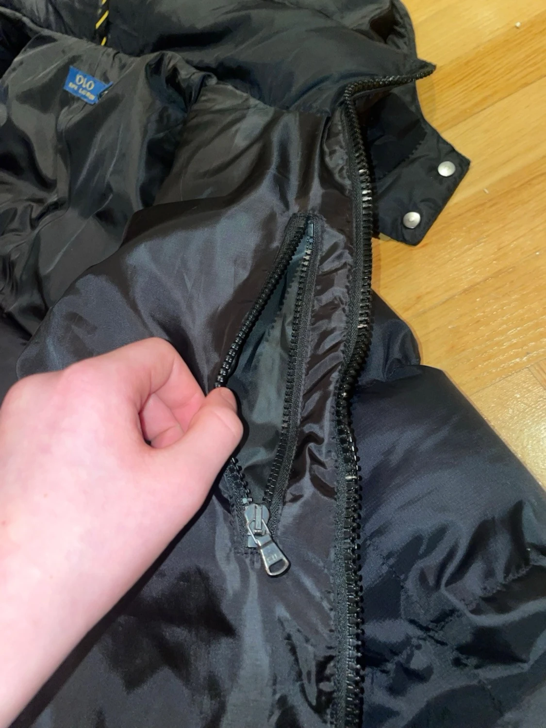 Svart pufferjacka från Polo RL - 3