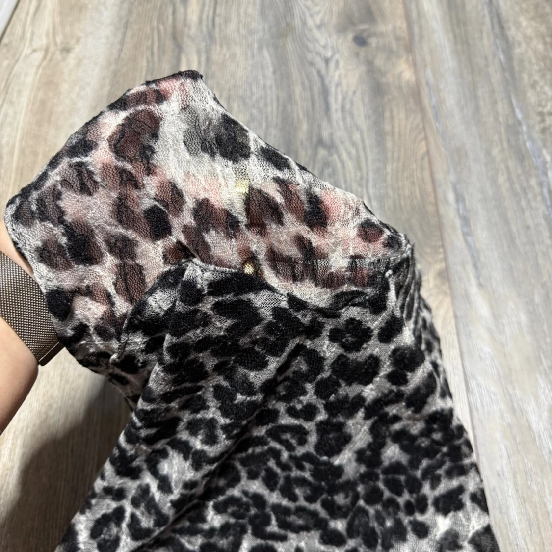 Leopardmönstrad kortklänning - 3