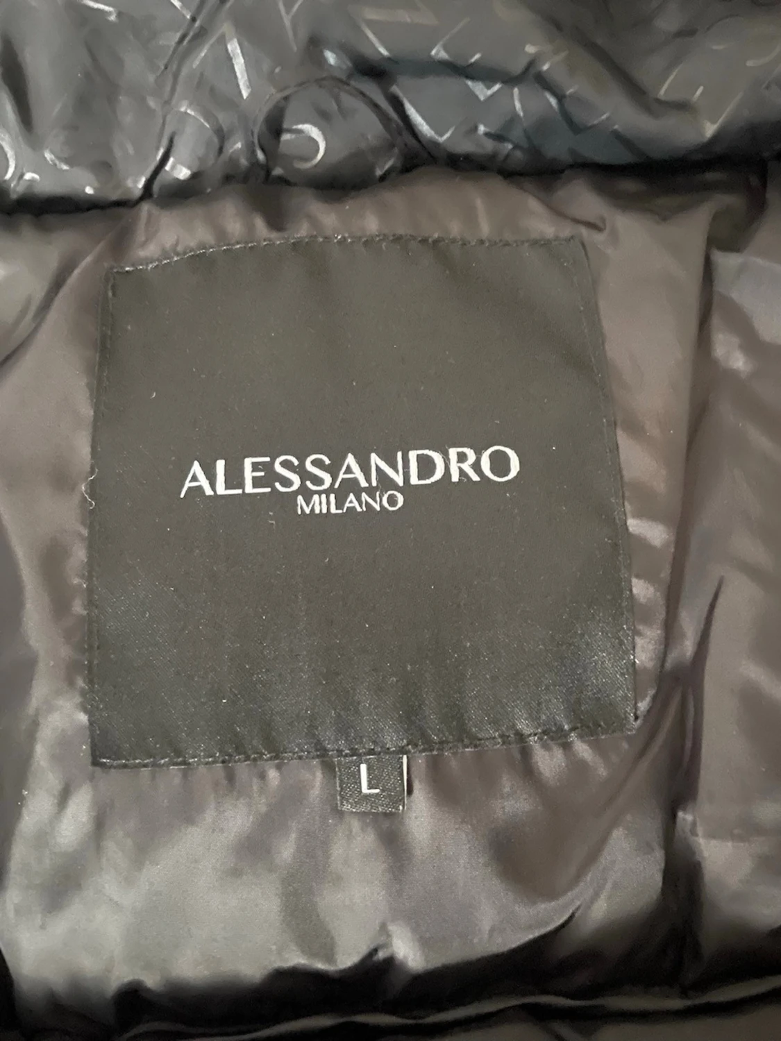 Svart pufferjacka Alessandro Zavetti - 3