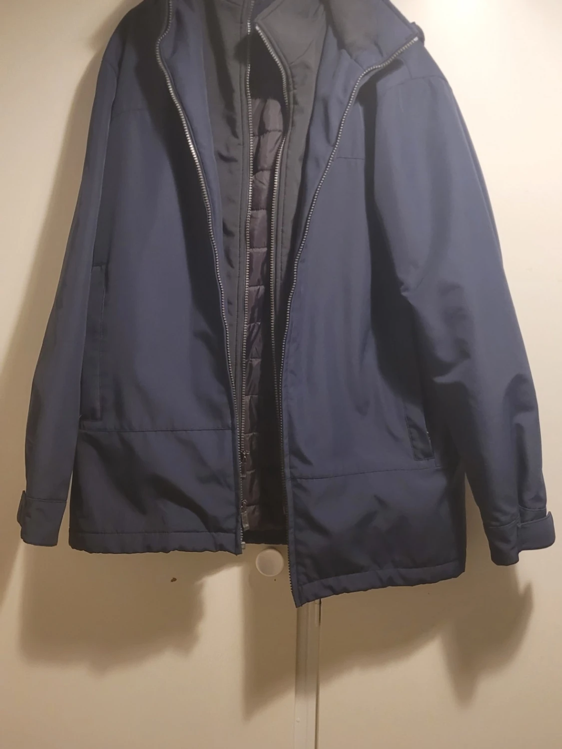 Blå vinterjacka från Weatherproof