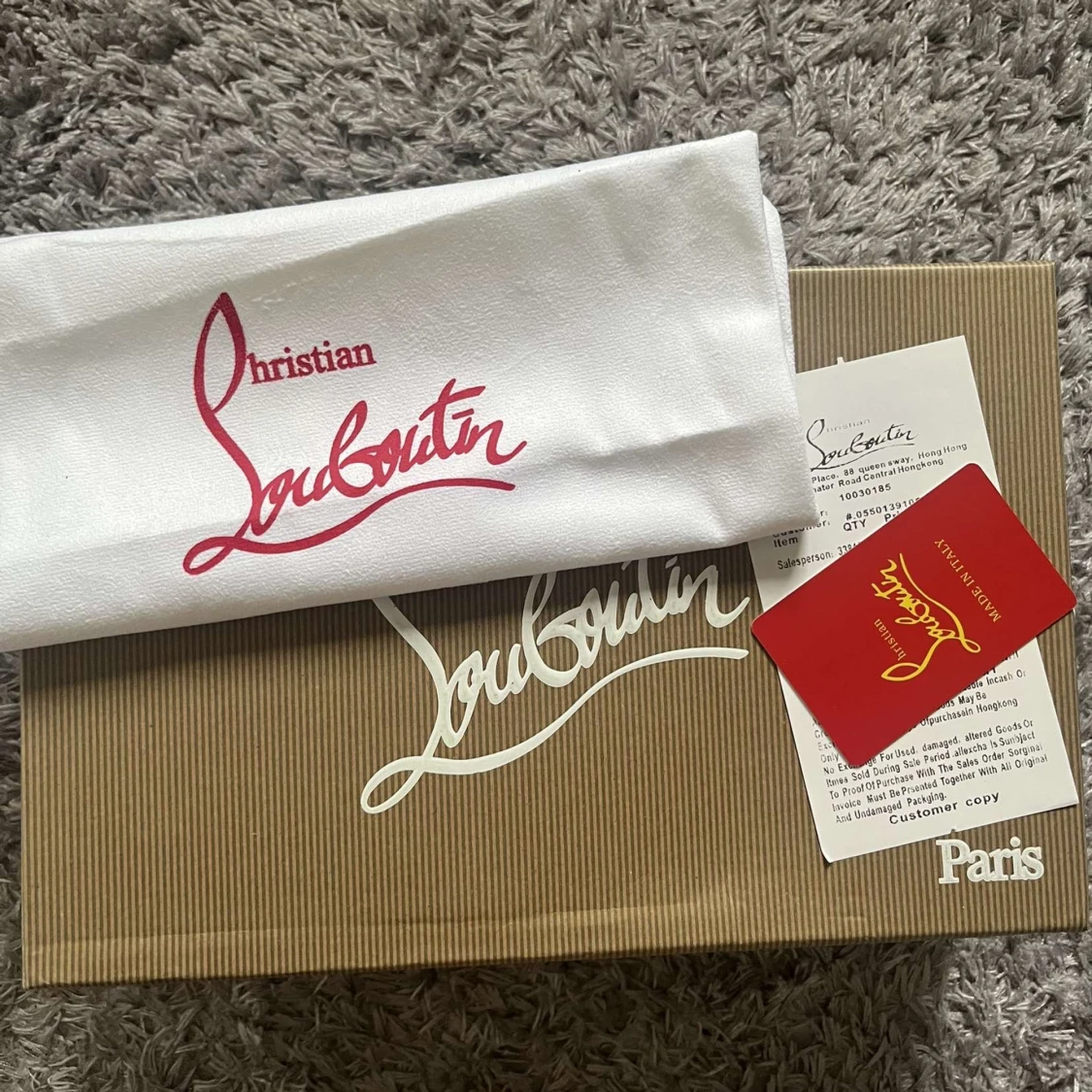 Christian Louboutin svarta sneakers med nitar - 2