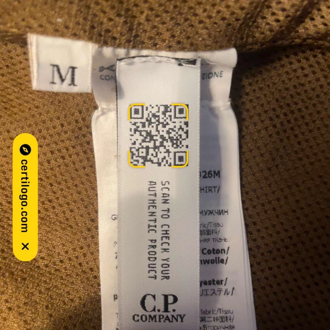 Brun teddyjacka från C.P. Company - 3