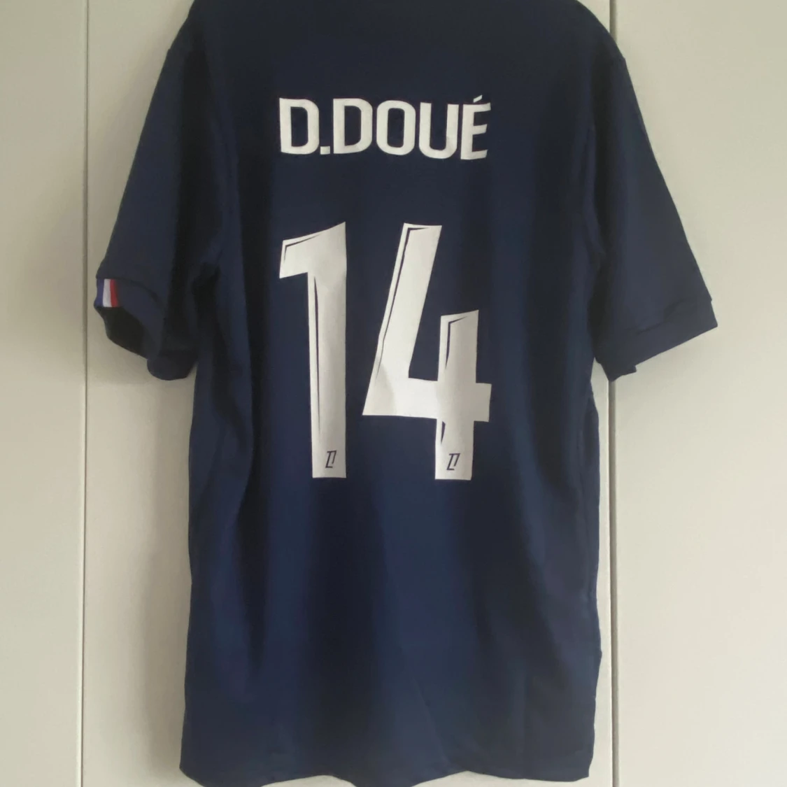 PSG matchtröja D.Doué #14 Nike blå - 1