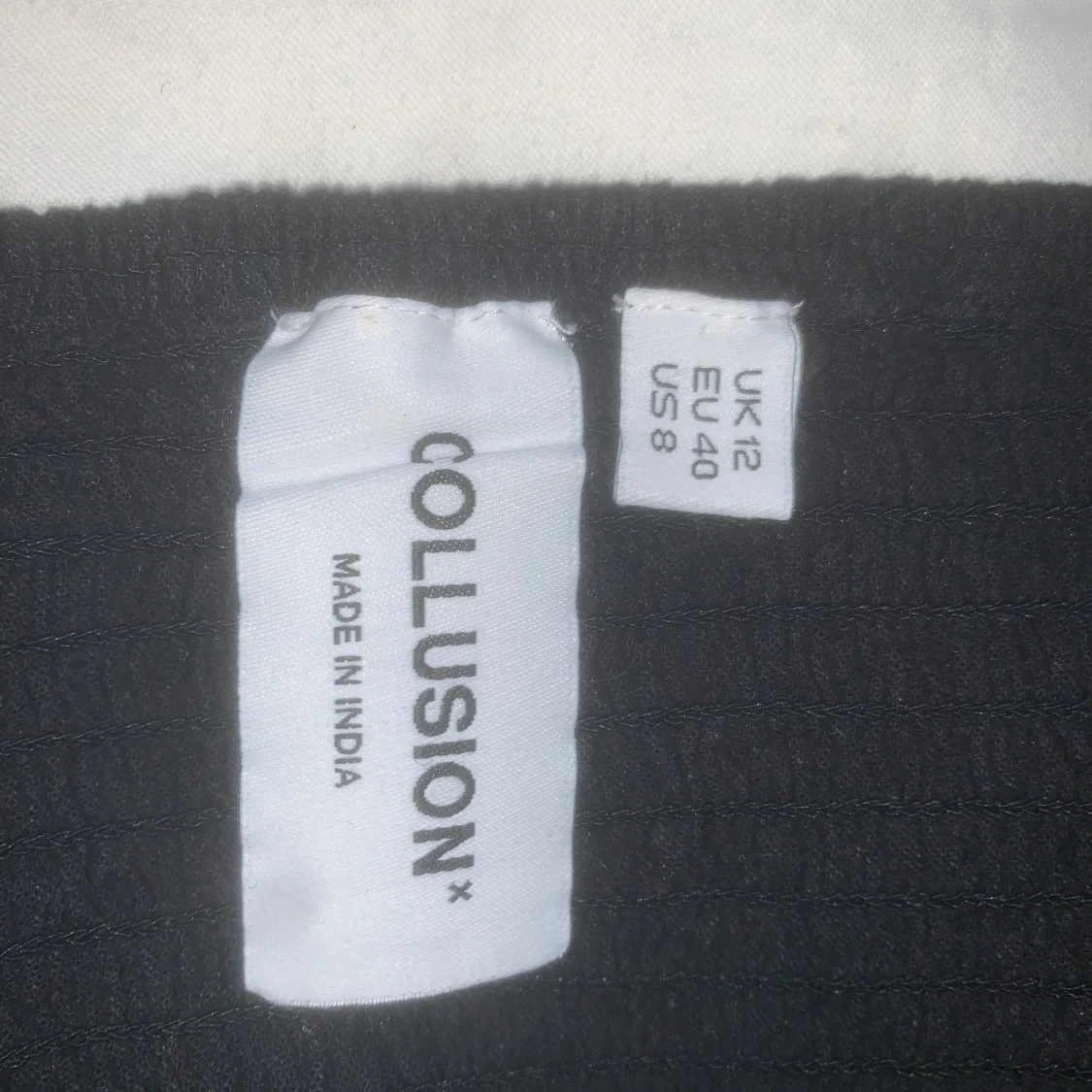 Svart halterneck-topp - 2