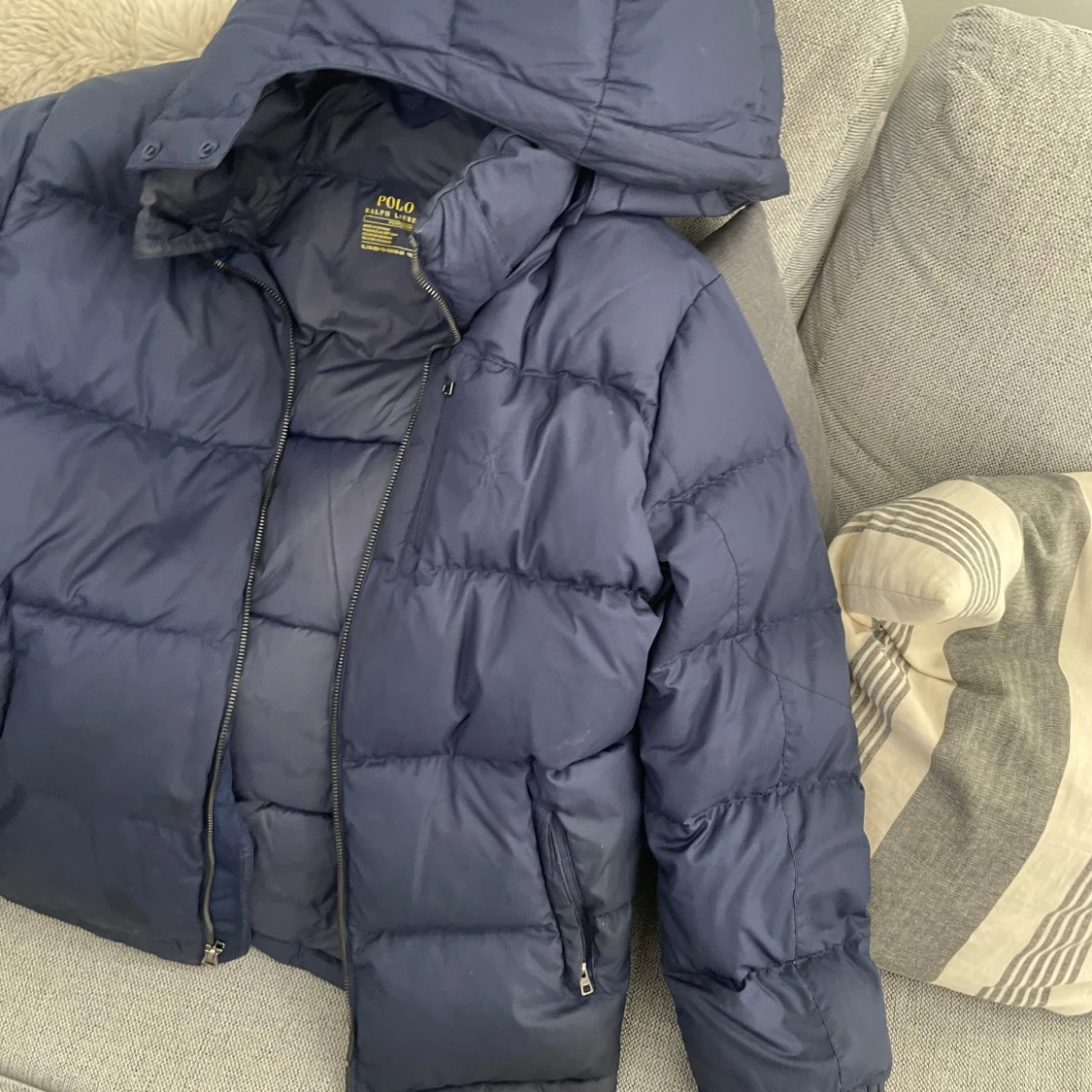 Blå pufferjacka Polo Ralph Lauren XL - 1