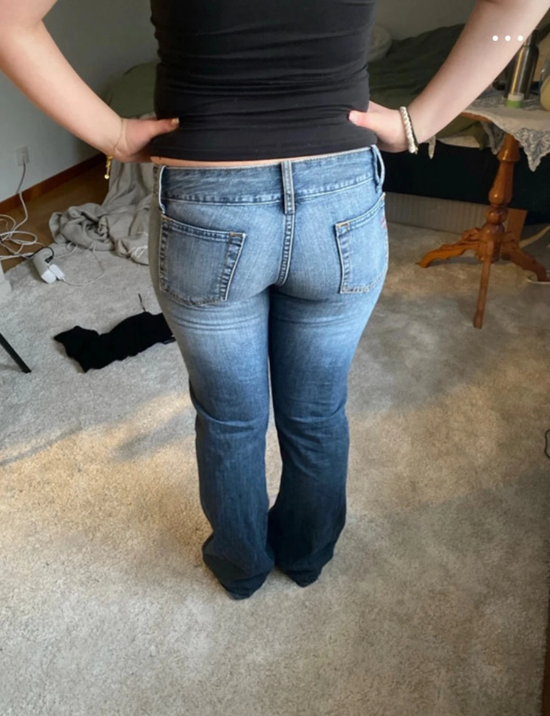 Blå bootcut jeans från Diesel - 1