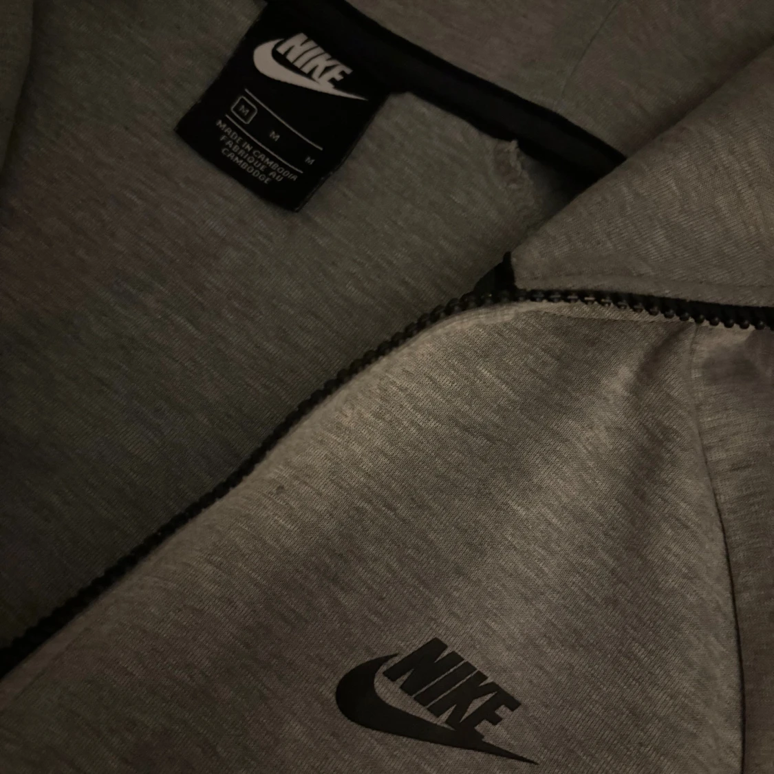 Nike tech fleece hoodie med dragkedja  - 2