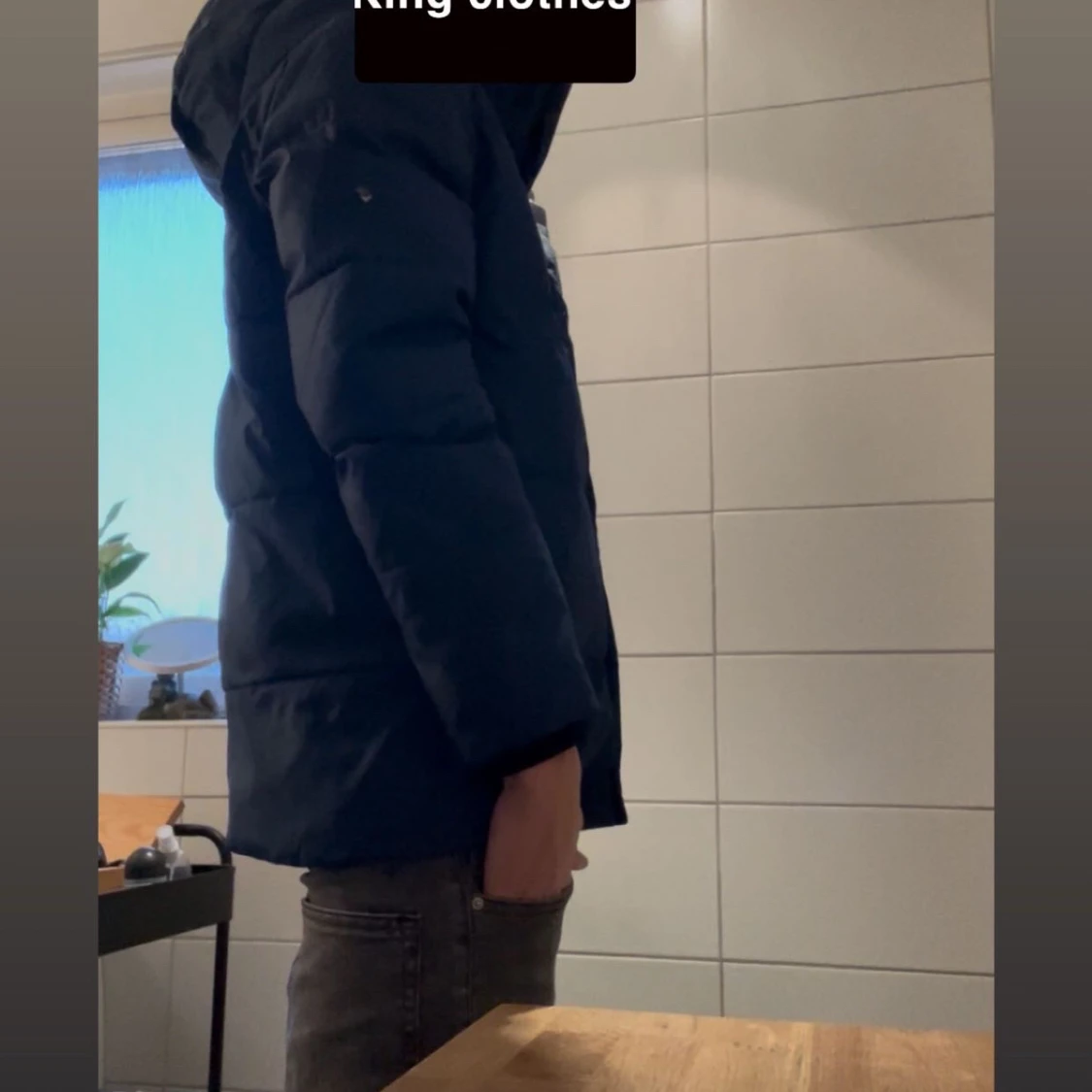 Mörkblå dunjacka från Calvin Klein - 2