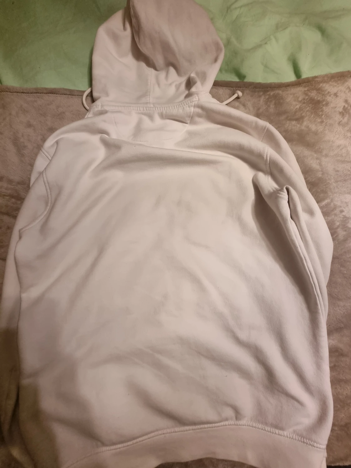 Vit zip hoodie från Pier One - 1