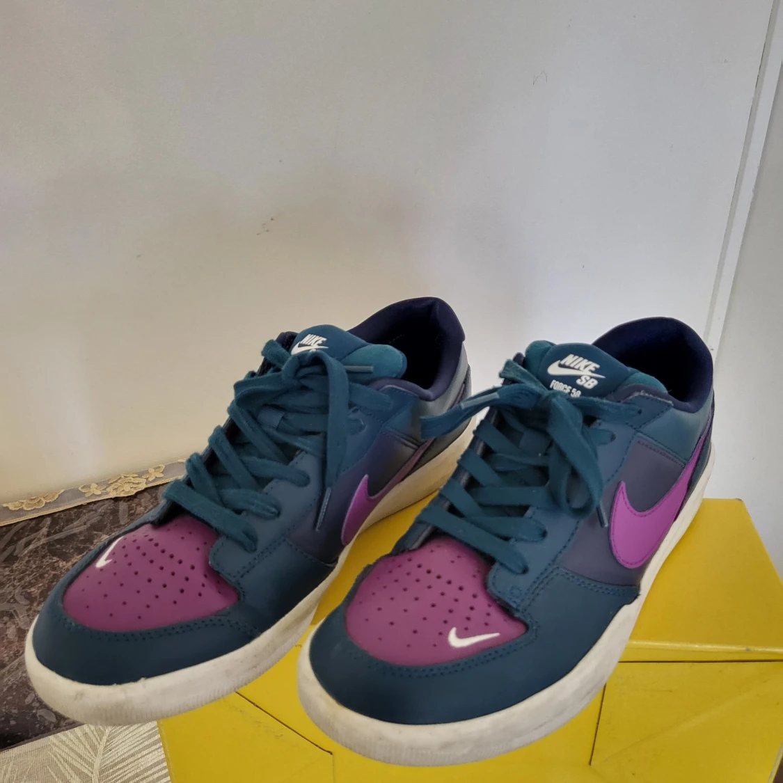 Nike SB sneakers blå/lila strl 42 - 3