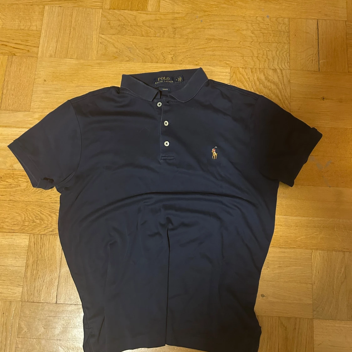 Mörkblå piké Ralph Lauren