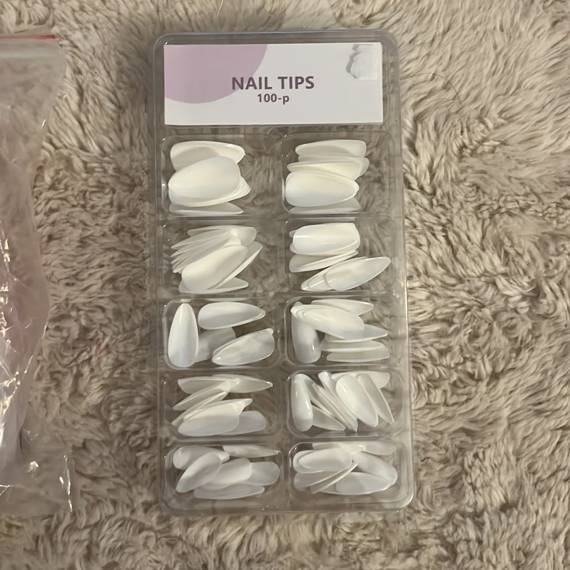 Stort kit med lösnaglar i olika former - 1