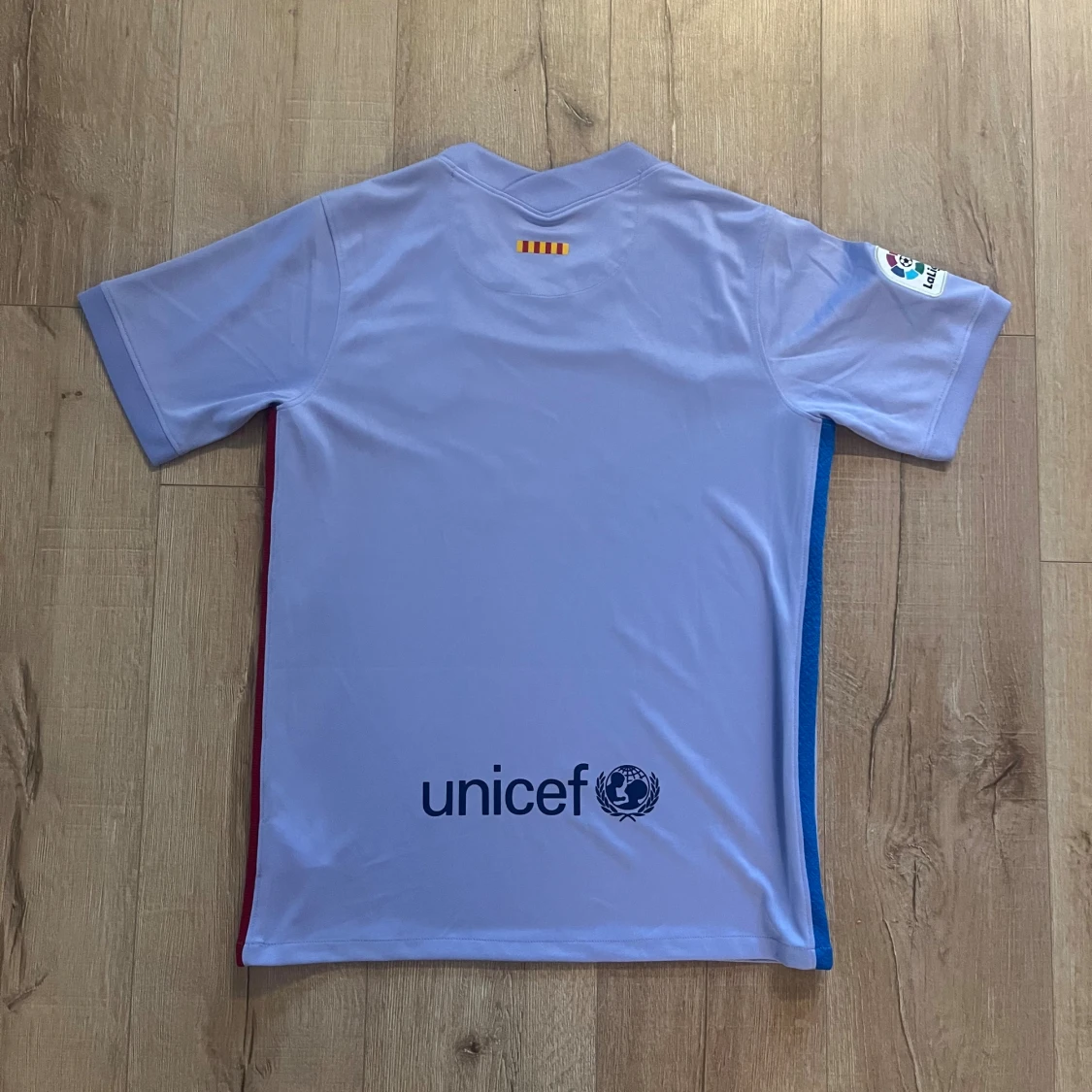 Ljuslila FC Barcelona Nike fotbollströja - 1