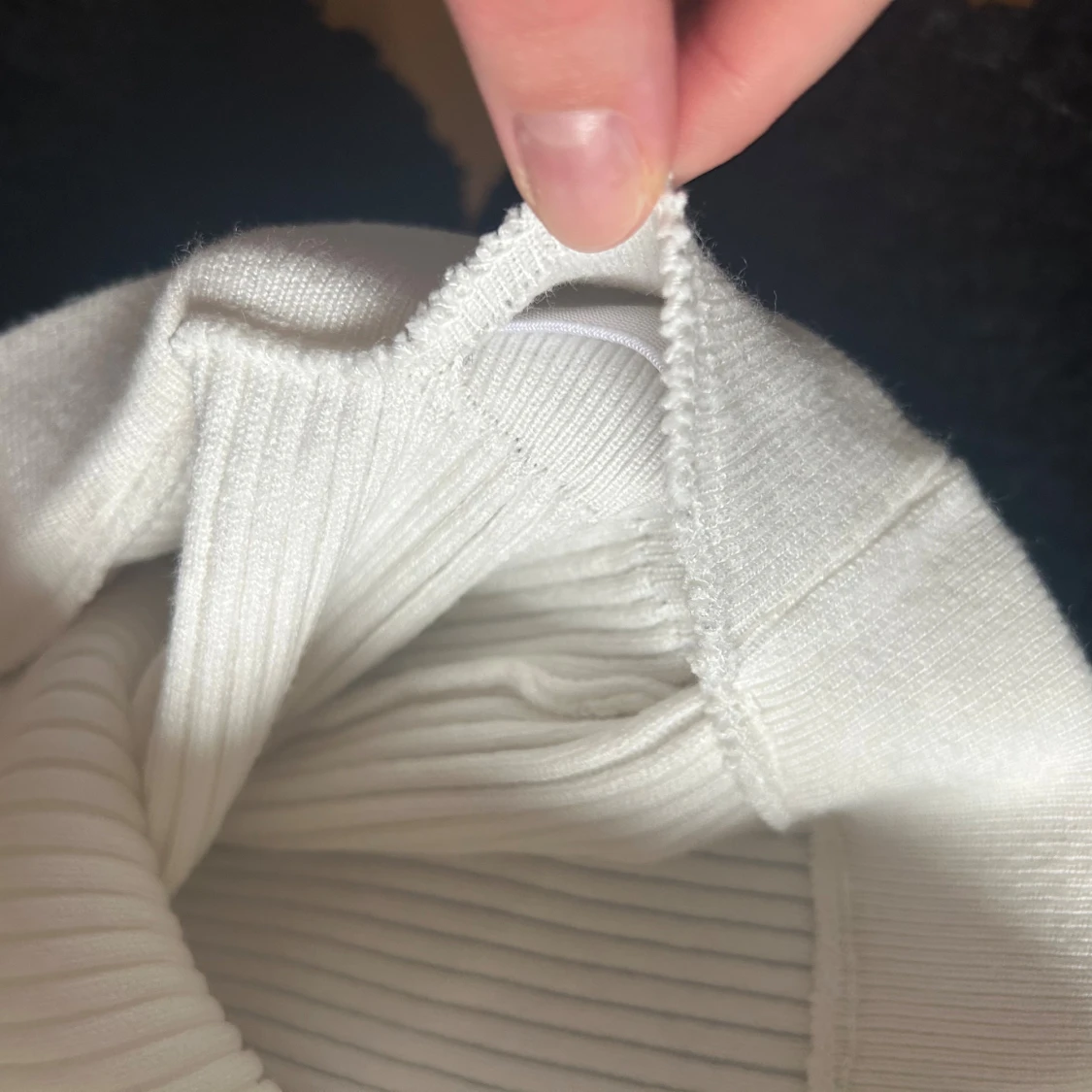 Vitt ribbat set från Nova of Sweden - 4