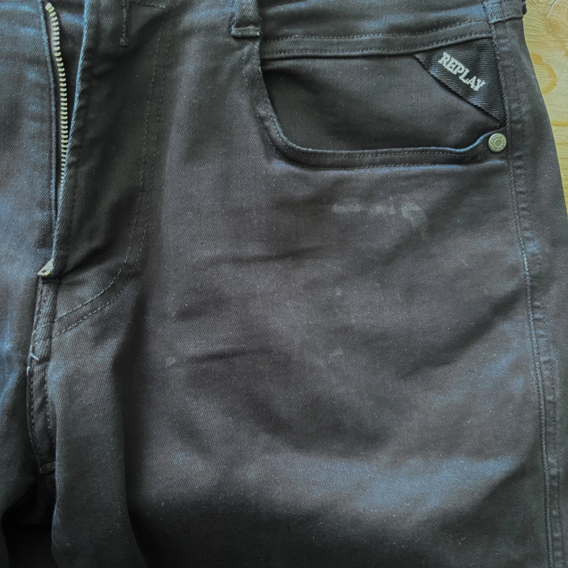 Svarta Replay Anbass jeans - Replay klassiker🇮🇹 - 4