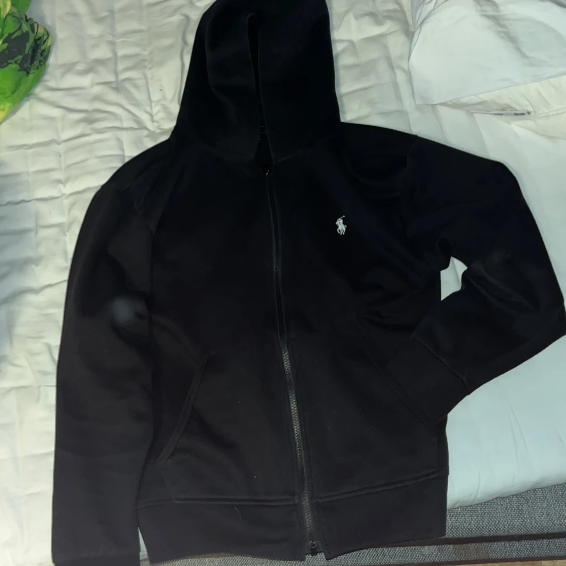 Svart Ralph lauren zip hoodie. - 2