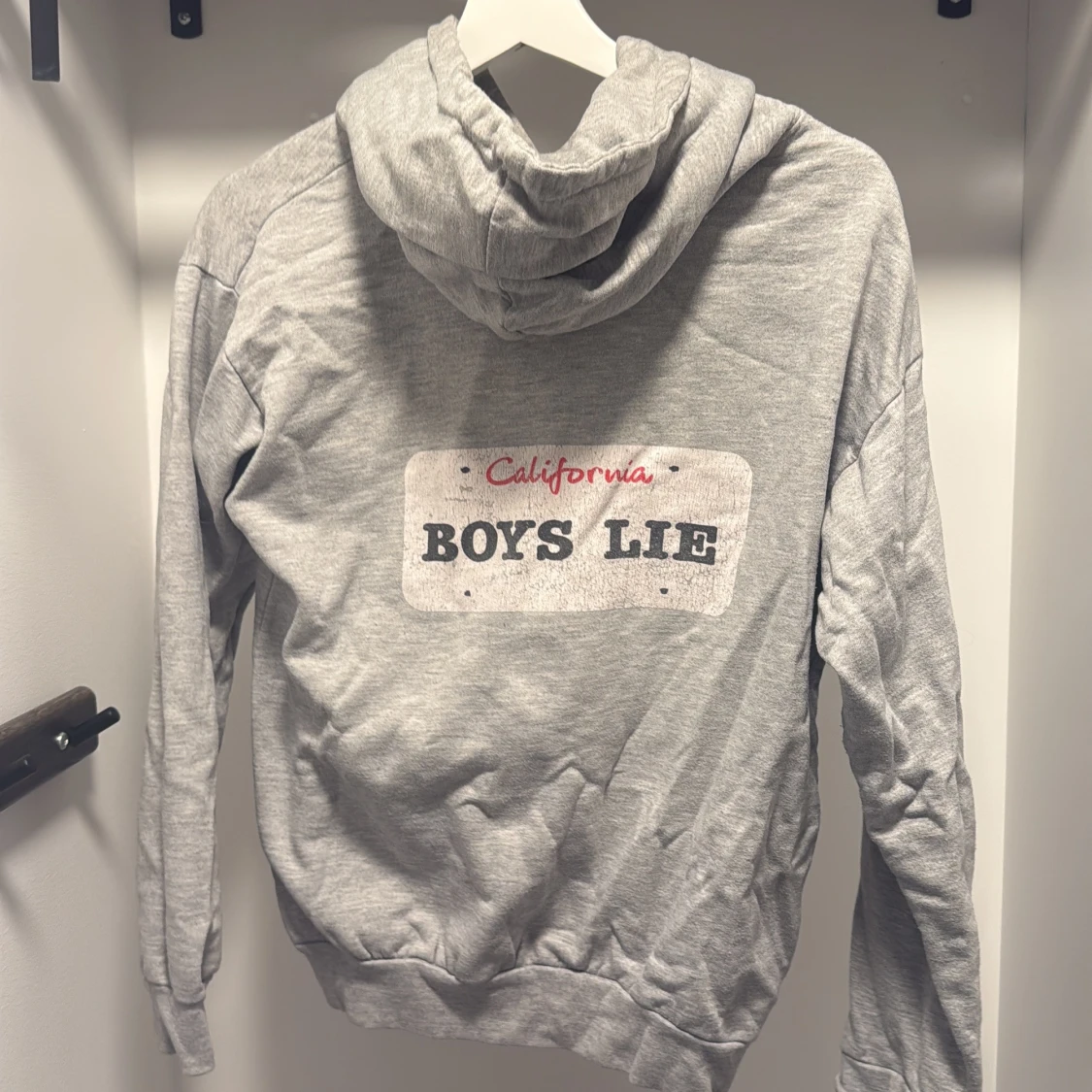 Hoodie med tryck - 1