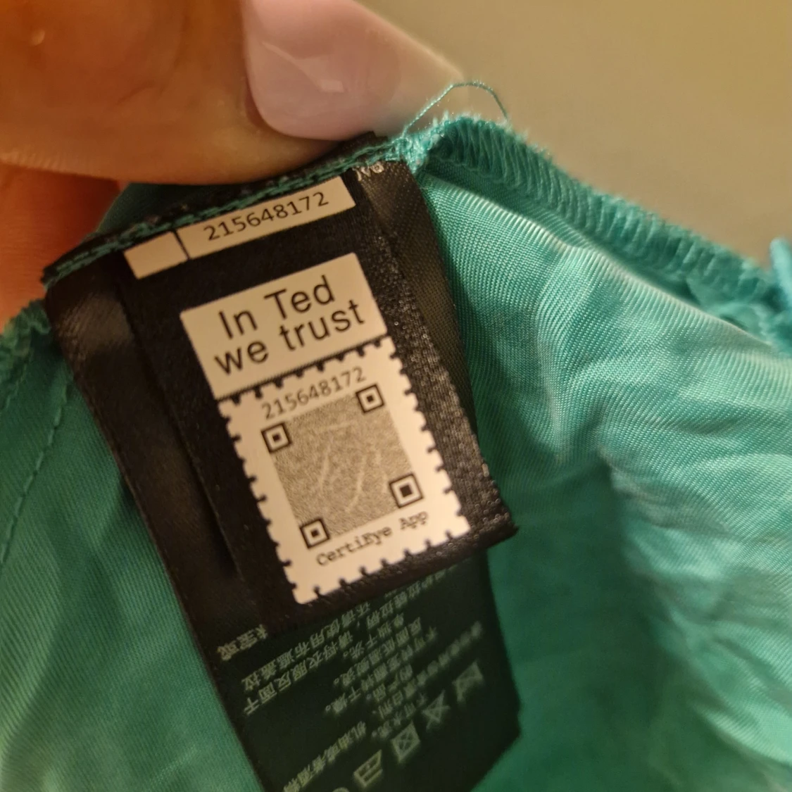 Turkos kortklänning från Ted Baker - 3