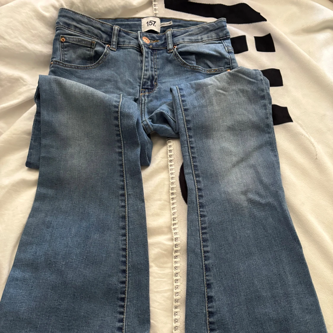 Blå jeans från 157 flare - 2