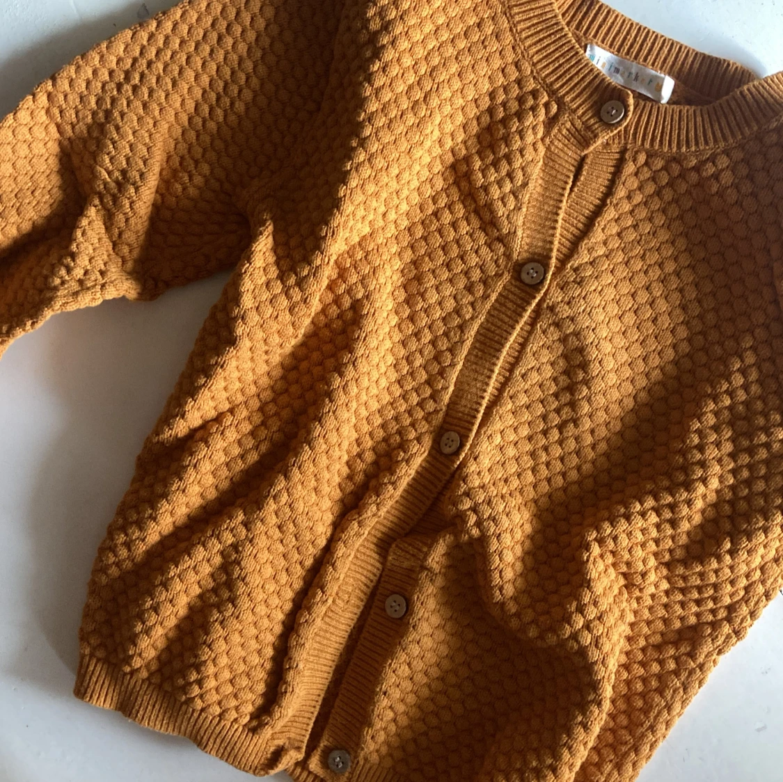 Senapsgul kofta från Mini Rodini - 2